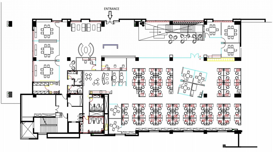 Fully Furnished Office Space For Rent in Sector-62, Noida